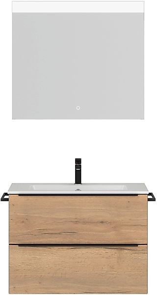 nobilia® Badmöbel-Set »Levere«, (2 St., vormontiert, mit Soft-Close), inkl. günstig online kaufen
