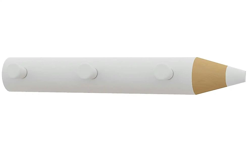 Garderobe  Stifto ¦ weiß ¦ Holzwerkstoff ¦ Maße (cm): B: 37 H: 5 T: 6.0 Gar günstig online kaufen