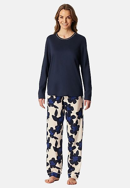 Schiesser Pyjama Comfort Nightwear (Set, 2 tlg) Schlafanzug - Atmungsaktiv günstig online kaufen