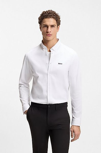 BOSS GREEN Langarmhemd B MOTION L mit Logo-Druck günstig online kaufen