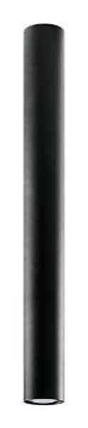 Deckenlampe Schwarz 60 cm hoch Ø 6 cm Zylinder GU10 günstig online kaufen