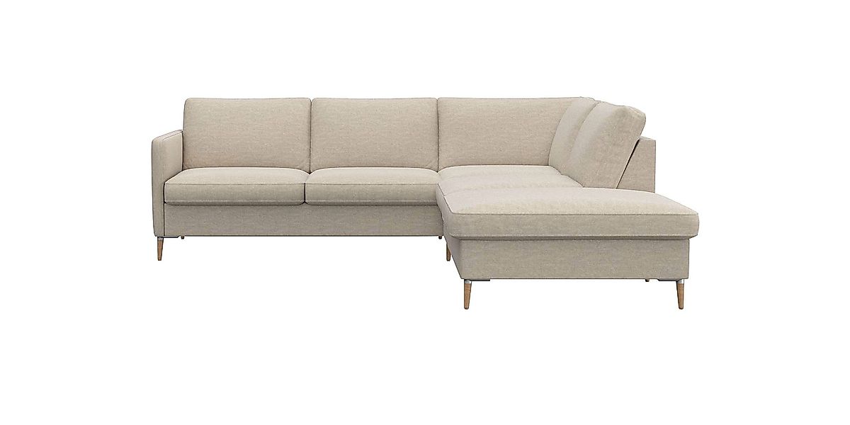 FLEXLUX Ecksofa »Fiore, super Sitzkomfort durch Kaltschaum im Sitz, L-Form« günstig online kaufen