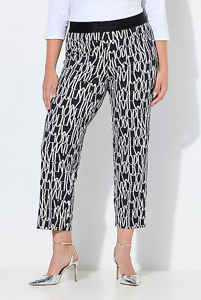 Ulla Popken Schlupfhose Jerseyhose Sienna Buchstaben schmales Bein günstig online kaufen