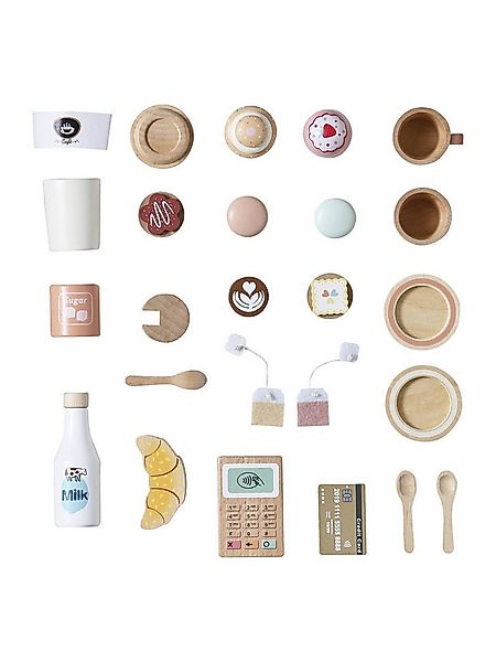 vertbaudet Spielküche Kaffee-Stand aus Holz FSC® Holz günstig online kaufen