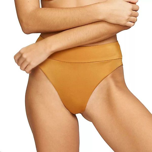 Rvca Solid Freche Bikinihose Mit Hohem Bund XS Spice günstig online kaufen