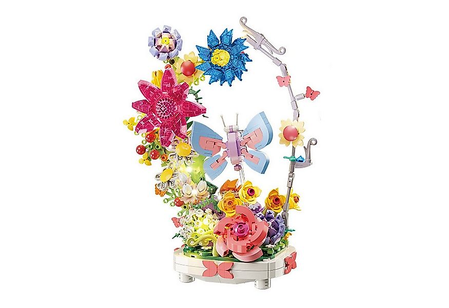 Esun Blumen Bouquet Building Set 914 Stück, DIY Einzigartige Dekoration Spi günstig online kaufen