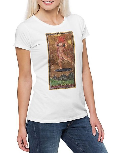 Urban Backwoods Print-Shirt Tarot Arcanum Sun Damen T-Shirt Karte Karten Ca günstig online kaufen