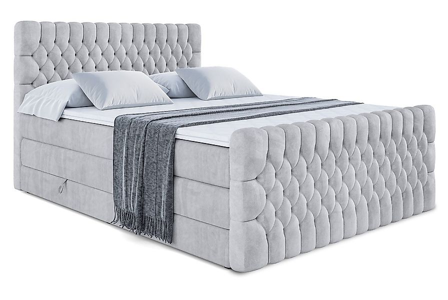 ALTDECOR Boxspringbett SERENE-Z KING (Multipocket-Matratze H4, günstig online kaufen