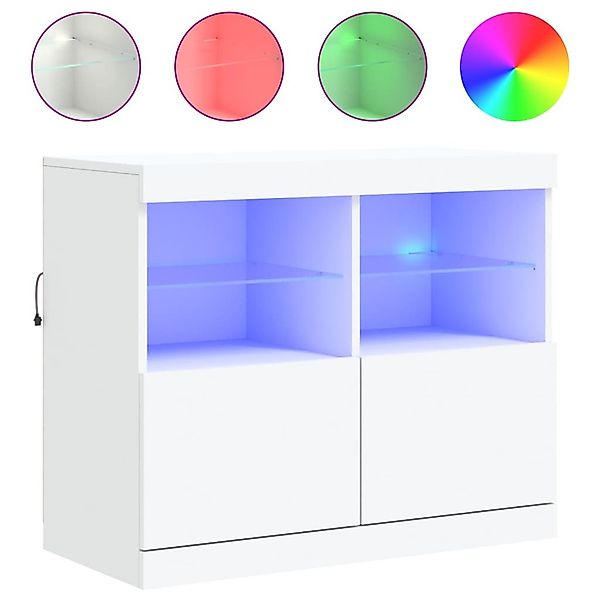 vidaXL Sideboard Kommode Sideboard mit LED günstig online kaufen