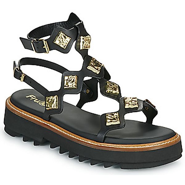 Fru.it  Sandalen 9169-100-HELGA-NERO-TEXANO-NERO günstig online kaufen