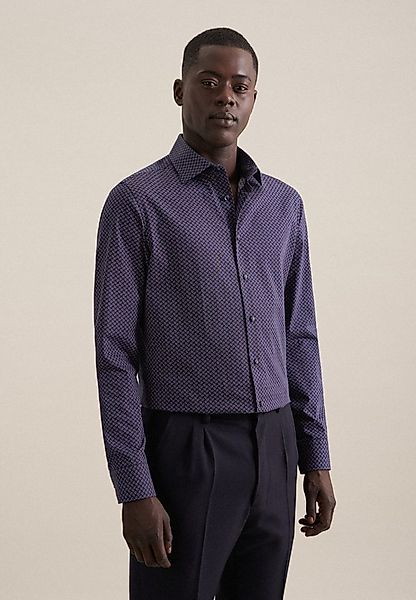 seidensticker Businesshemd Slim Slim 1/1 Kentkragen Druck günstig online kaufen