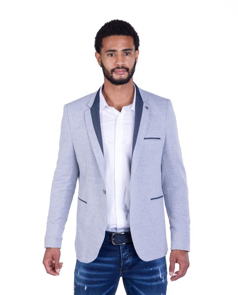 Denim Distriqt Jerseysakko Sportliches Jersey Sakko günstig online kaufen