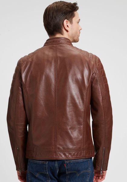 Mauritius Lederjacke GBDerry LAORV mit Stehkragen, günstig online kaufen