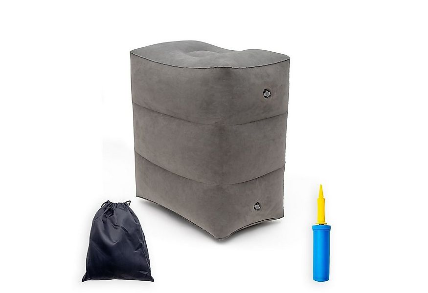 Intirilife Fußstütze, Fußstütze Reise Hocker mit Tasche und Luftpumpe aufbl günstig online kaufen