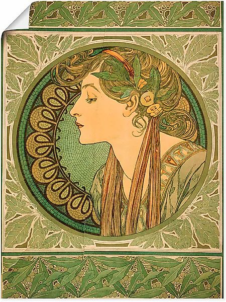 Artland Wandbild »Lorbeer. 1921«, Frau, (1 St.), als Alubild, Outdoorbild, günstig online kaufen