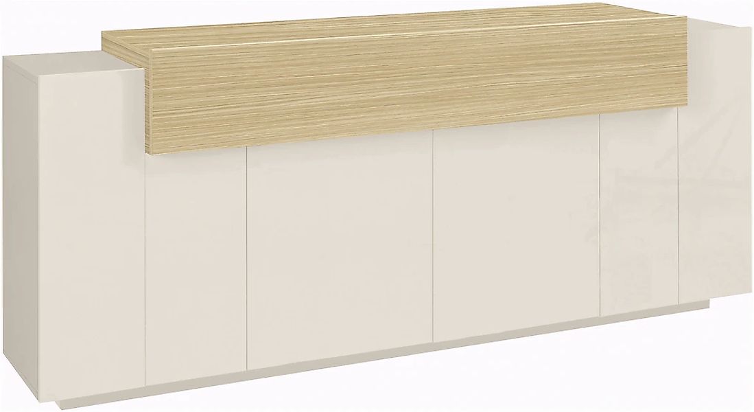 INOSIGN Sideboard "Coro, Kommode, Schrank, Kredenz, grifflos mit Einlegeböd günstig online kaufen