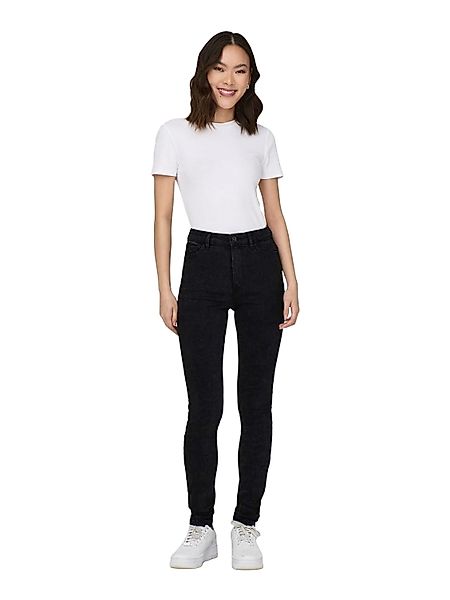 Only Damen Jeans ONLROSE GUA256 - Skinny Fit - Schwarz günstig online kaufen