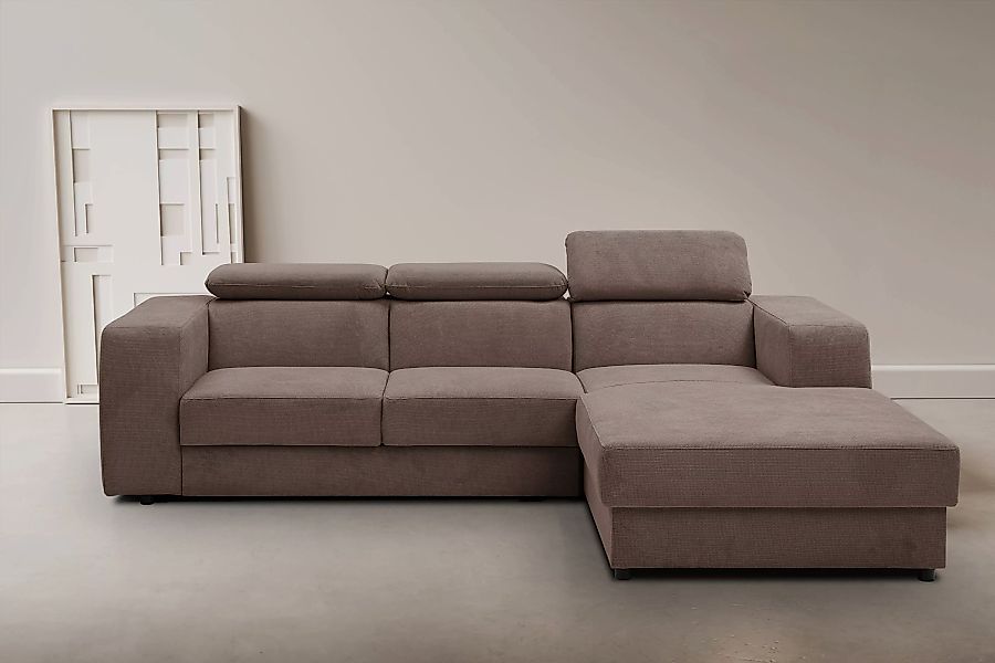 WERK2 Ecksofa "Cherry, modernes Sofa mit Komfortfunktionen, Breite 270cm, L günstig online kaufen