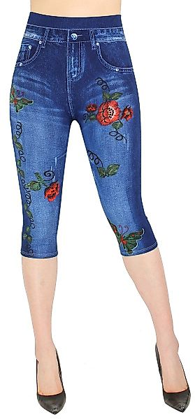 dy_mode 3/4-Leggings Capri Jeggings Damen 3/4 günstig online kaufen