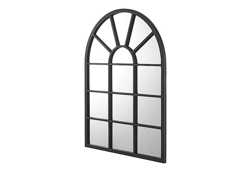 en.casa Wandspiegel, »Villalago« 80 x 60 cm Schwarz, matt günstig online kaufen