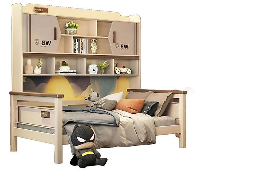 Xlmoebel Bett Neues Möbelset für Jugendzimmer: Hochbett und Kleiderschrank günstig online kaufen