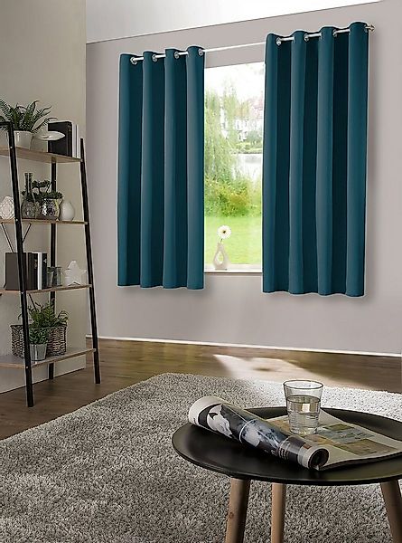 heimtexland Verdunkelungsvorhang Thermo Verdunkelungsgardinen Ösenschal Vor günstig online kaufen