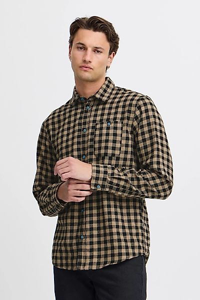 Blend Langarmhemd "BHShirt", Lässiges kariertes Langarmhemd mit Brusttasche günstig online kaufen
