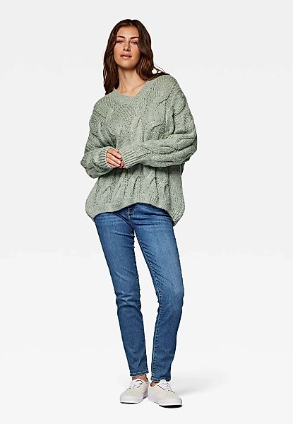 Mavi V-Ausschnitt-Pullover "V NECK SWEATER", Zopfstrickpullover günstig online kaufen