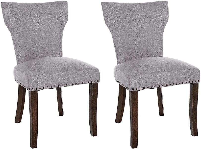 CLP Esszimmerstuhl Zadar (2er Set), Stoffbezug günstig online kaufen
