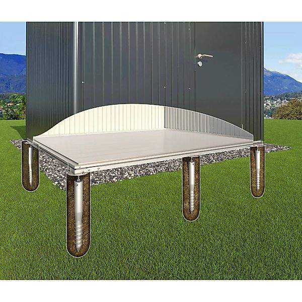 Biohort Geräteschrank-Fundament Smartbase Plus Large 186 cm x 150 cm x 10 c günstig online kaufen