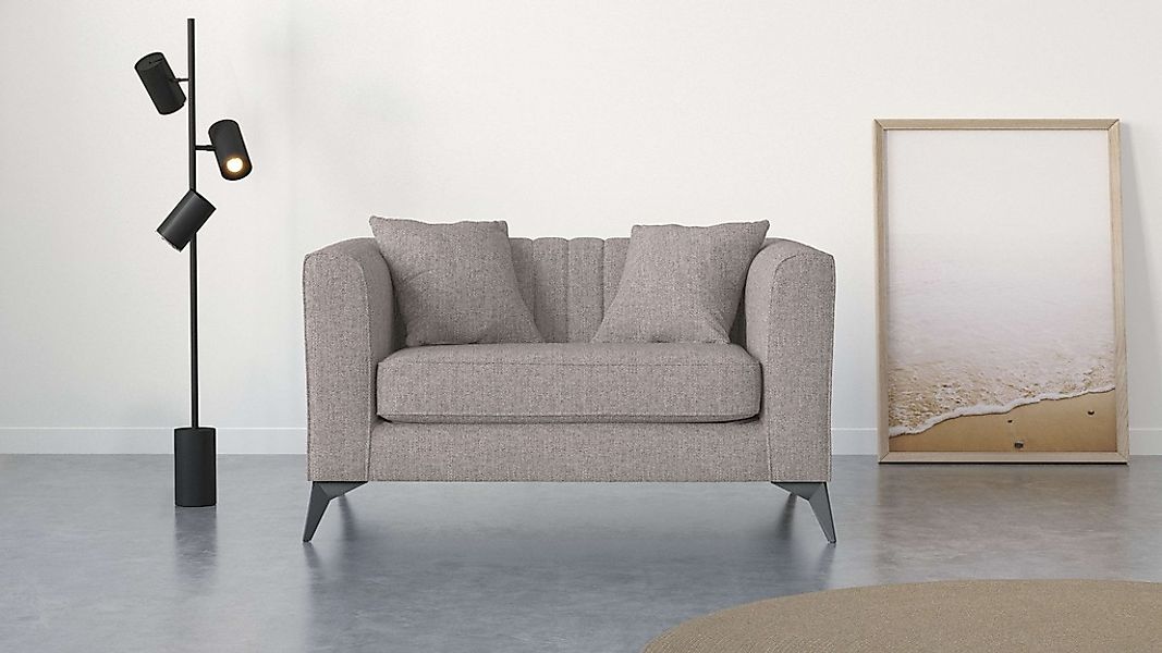 Places of Style Loveseat "MATTHEW Loungesessel, Maße B/T/H: 130/86/74 cm", günstig online kaufen