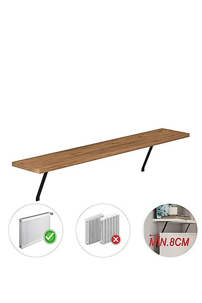 ibonto Ablageregal Heizkörperregal ohne Bohren Ablage günstig online kaufen