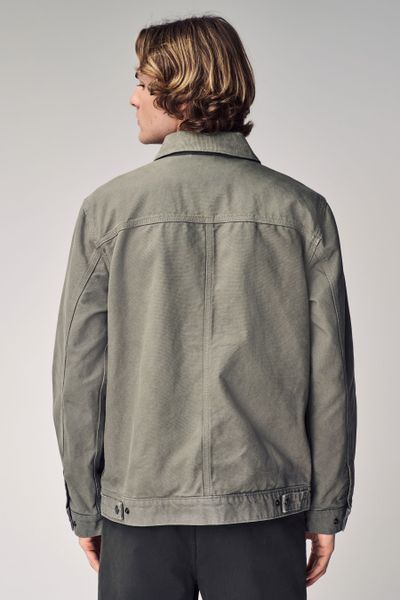 Next Canvasjacke Arbeitsjacke mit Cordkragen 100 günstig online kaufen