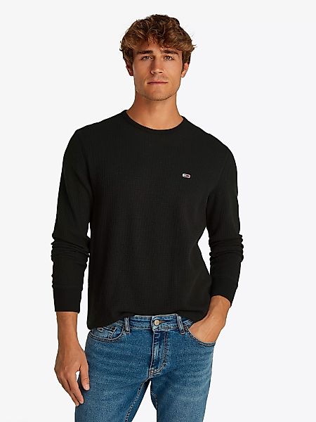 Tommy Jeans Langarmshirt "TJM SLIM WAFFLE L/S TEE EXT", mit Waffelstruktur günstig online kaufen