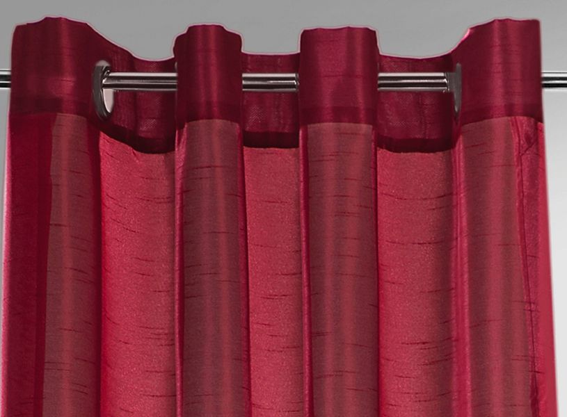 Weckbrodt Vorhang "Klara" Ösen 1 Stk. tlg. Wildseiten-Optik, halbtransparen günstig online kaufen