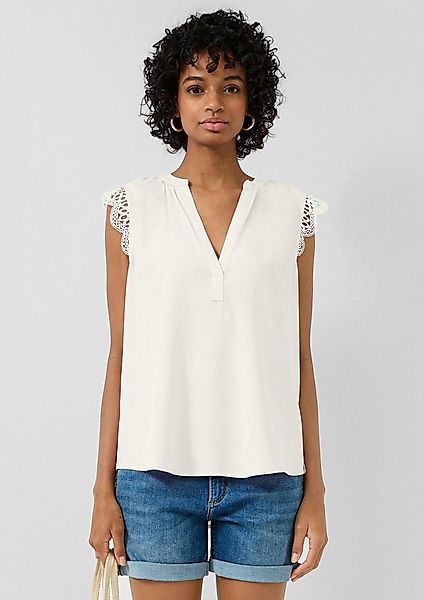 QS Blusentop Bluse Blusentop aus Viskose günstig online kaufen