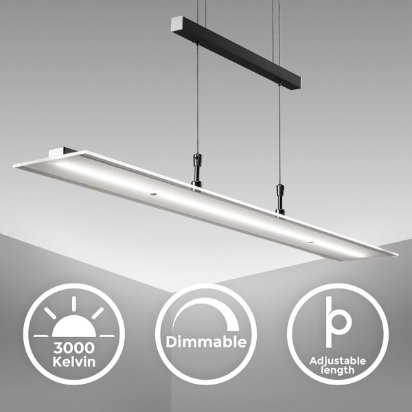 B.K.Licht LED Pendelleuchte BKL1491 LED Pendellampe, günstig online kaufen