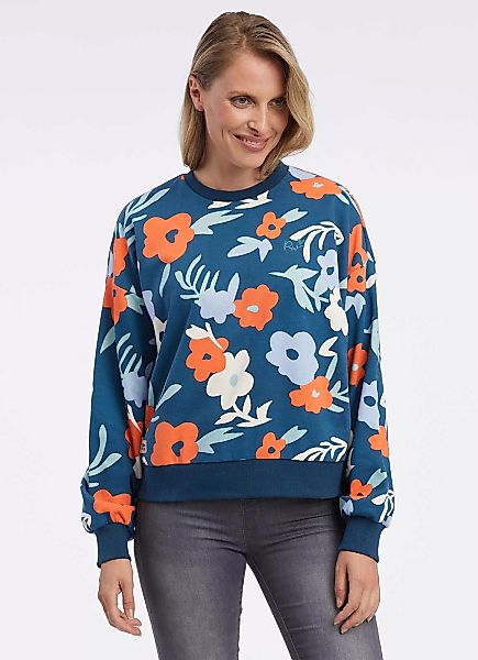 Ragwear Sweatshirt WUSS mit floralem Alloverdruck günstig online kaufen
