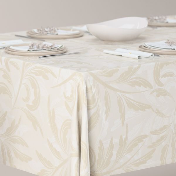 Rechteckige Tischdecke, grau-beige, Secret Garden (144-93) günstig online kaufen