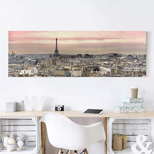 Leinwandbild Paris - Panorama Paris hautnah günstig online kaufen