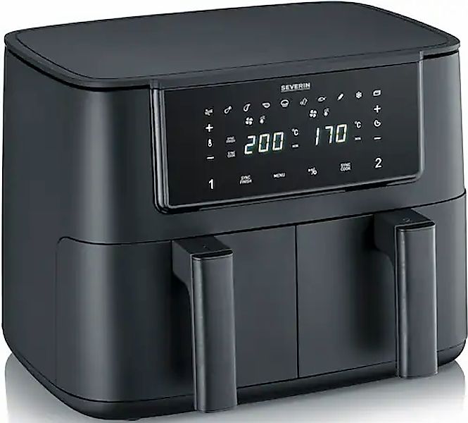 Severin Heißluftfritteuse »FR 2463 2 x 4 l "Dual"«, 2600 W günstig online kaufen