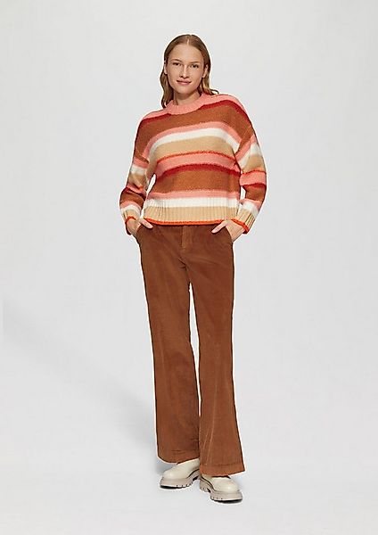 s.Oliver Chinos Hose Weiche Cordhose mit Wide Leg günstig online kaufen