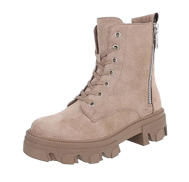 Ital-Design Damen Schnürschuhe Freizeit Schnürstiefelette (87118190) Blocka günstig online kaufen