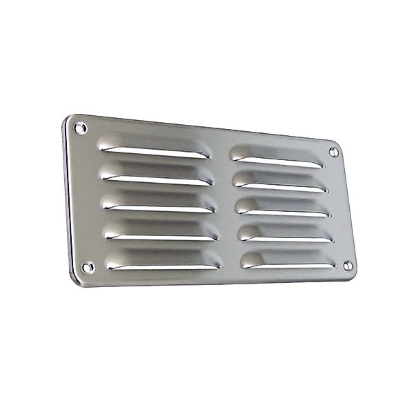 Häusler Lüftungsgitter LG-2211 L Edelstahl Lamellengitter 215 x 105 Abluftg günstig online kaufen