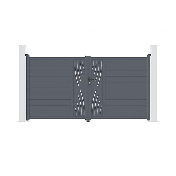 Casanoov Flügeltor Elektrisch Veleta 300x180cm & Drehtorantrieb Tanker B250 günstig online kaufen