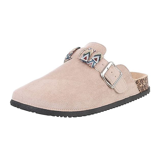 Ital-Design Damen Mules Freizeit Pantolette (88828361) Flach Pantoletten in günstig online kaufen