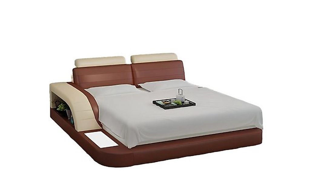 Xlmoebel Bett Wasserbett Hotel Doppelbett Set mit Lederpolsterung LB8814 (W günstig online kaufen