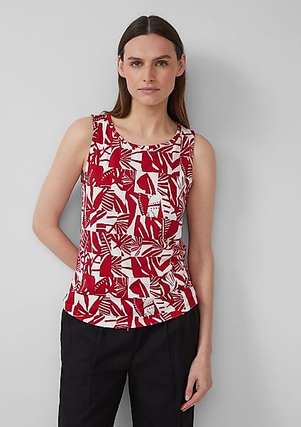 s.Oliver Shirttop Top mit dekorativem Cut-out günstig online kaufen