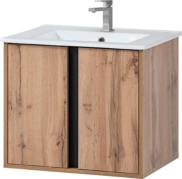INOSIGN Waschtisch »Dex«, Badschrank, Badmöbel inkl. Waschbecken, 60 cm Bre günstig online kaufen