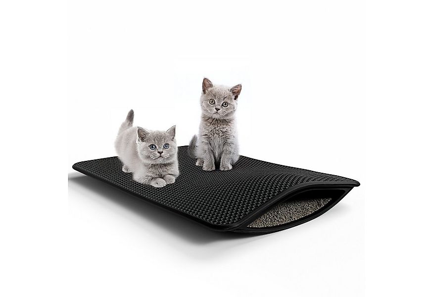 BigDean Katzentoilette Katzenklo Matte 61x38cm ideal als Unterleger – Katze günstig online kaufen